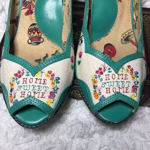 Miss L Fire Home Sweet Home pumps